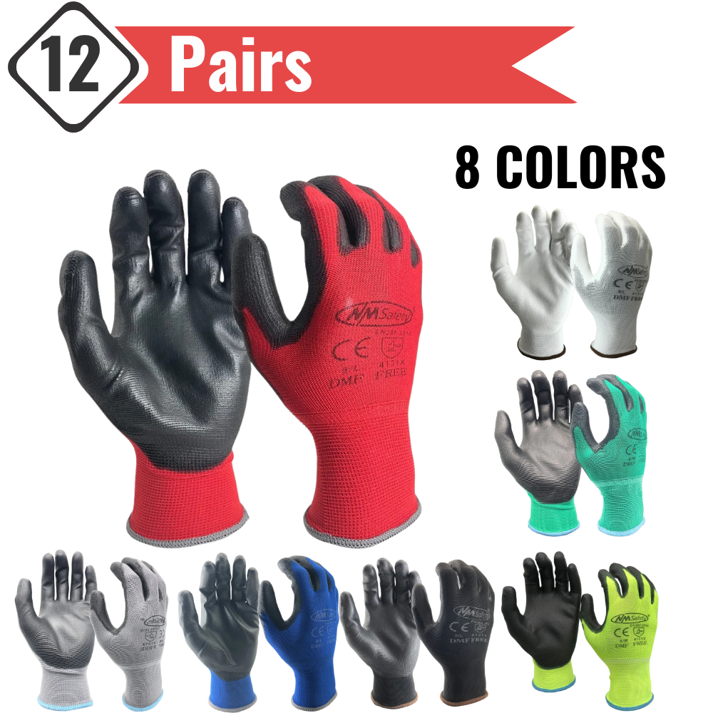 12 Pairs Professional Working Protective Gloves – Phoenix Top-Notch Tools